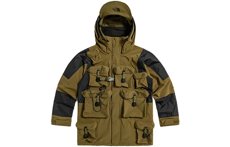 THE NORTH FACE Urban Exploration Waterproof And Windproof Windbreaker Jacket Unisex Brown
