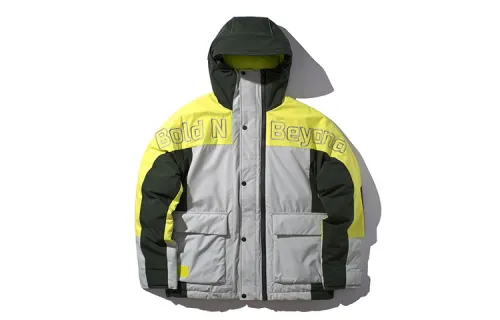 Li Ning Down Jackets Unisex Lunar Rock Gray Hooded Moderate
