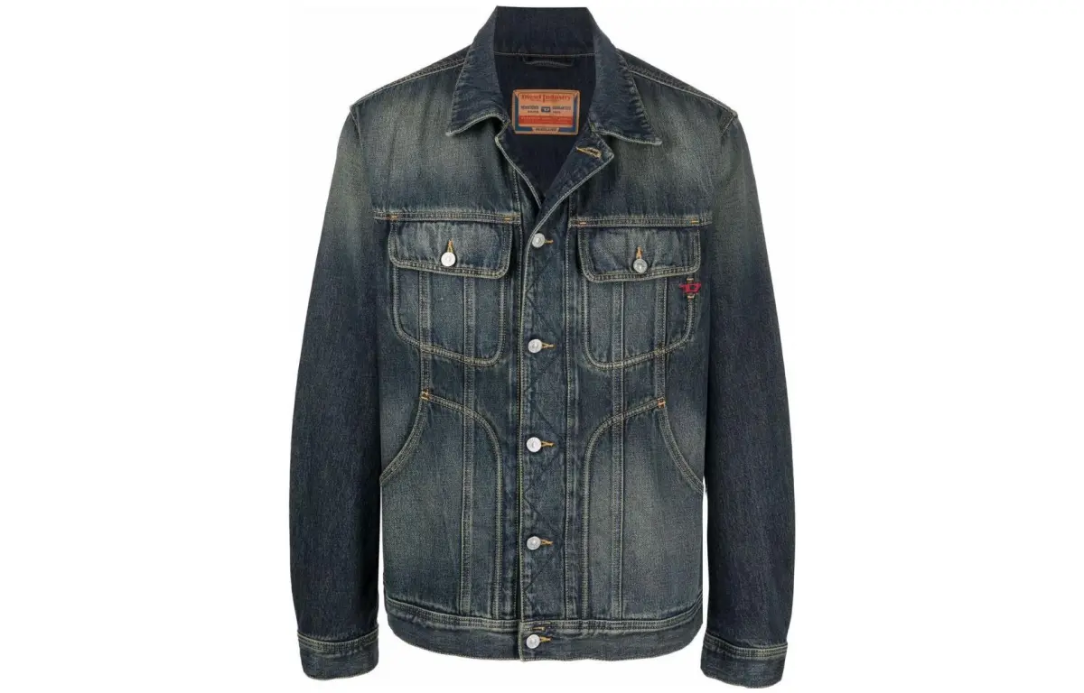 DIESEL Denim Jacket Unisex Blue