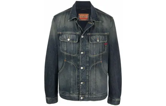 DIESEL Denim Jacket Unisex Blue