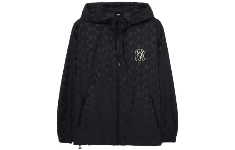 MLB Jackets Unisex Black Hooded (Non-detachable) Moderate