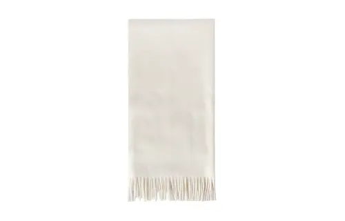Loro Piana Knit Scarves Unisex Ecru