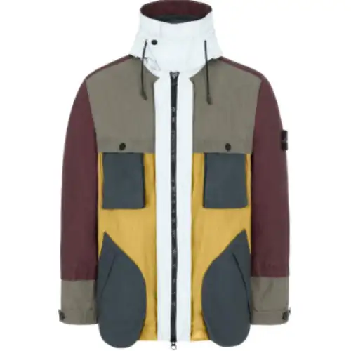 STONE ISLAND Jackets & Coats Men's Yellow