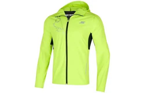 Skechers Jackets Men's Bright Green Hooded Moderate Other