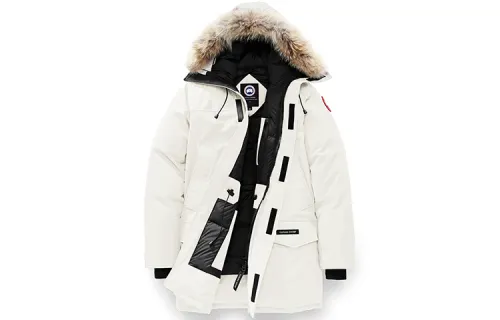 Canada Goose Langford Down Jacket Parka Coat, Winter Unisex Dawn White
