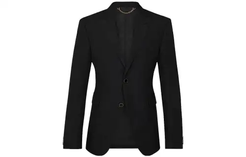 LOUIS VUITTON Business Suit Coat Men's Black
