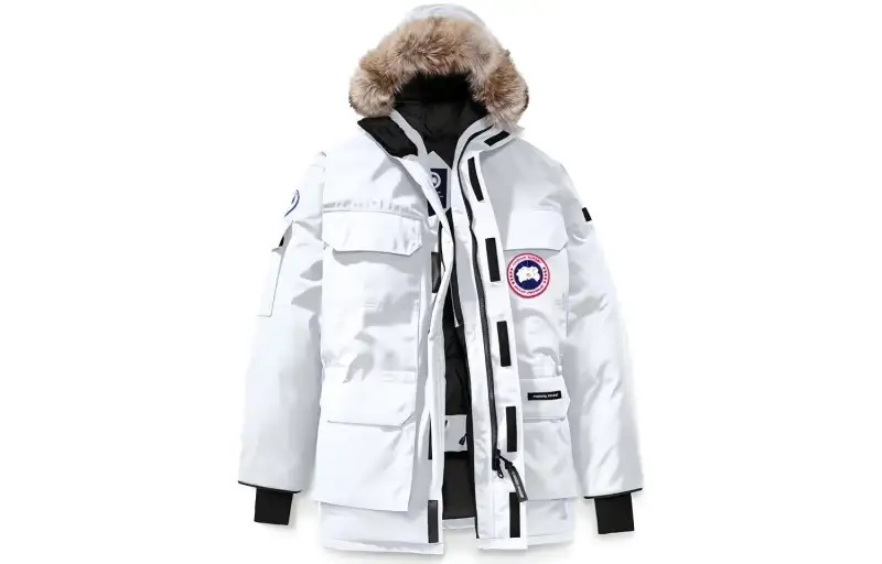 Canada Goose Expedition Collection Down Jacket Winter Unisex White