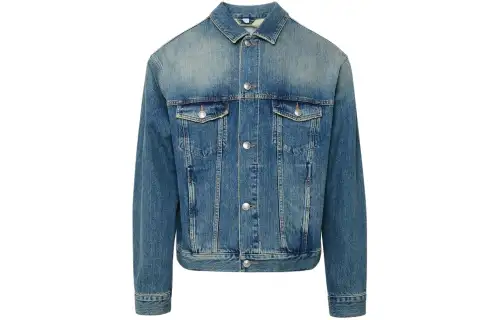 Burberry Denim Jacket Men's Blue