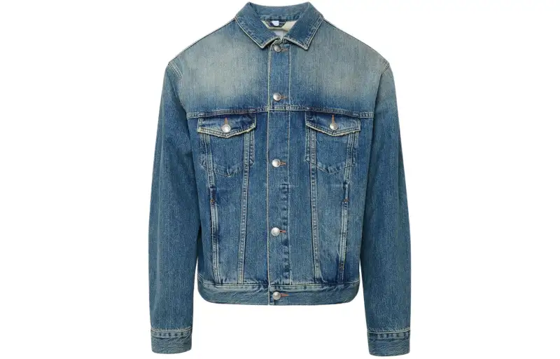 Burberry Denim Jacket Men's Blue