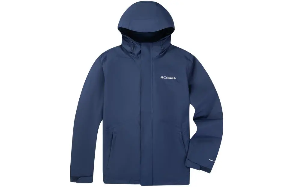 Columbia CAM HEIGHTS 2 Outdoor Hiking Waterproof And Windproof To Keep Warm Windbreaker Jacket Unisex Marine Blue