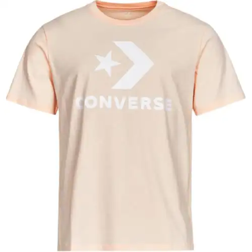 Converse T Shirts Unisex Pink Crew Neck