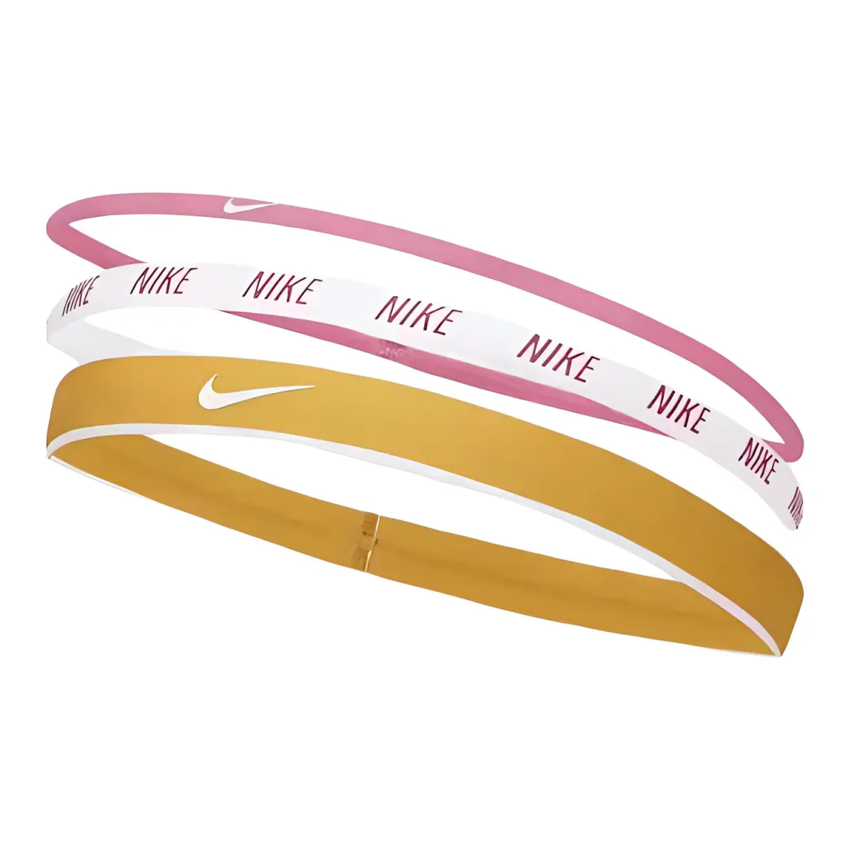 Nike Silicone Hair Bands Unisex Multicolor
