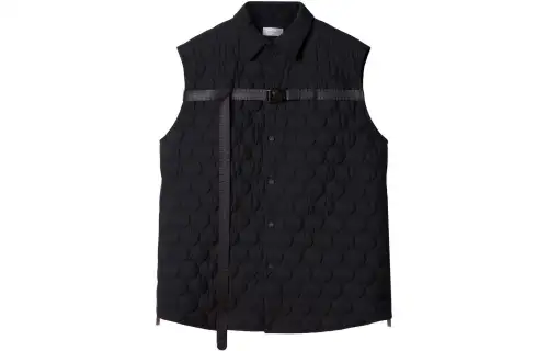 OFF WHITE Quilted Buckled Vest