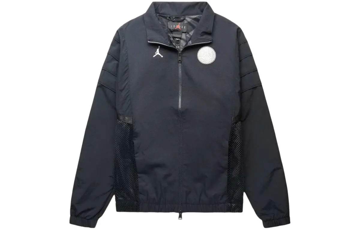 Jordan Jackets Men's Black Stand Collar Moderate Pilot