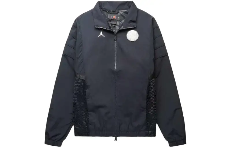 Jordan Jackets Men's Black Stand Collar Moderate Pilot