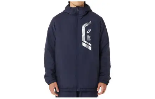 ASICS LIMO Jackets Men's Midnight Blue Hooded Moderate Other
