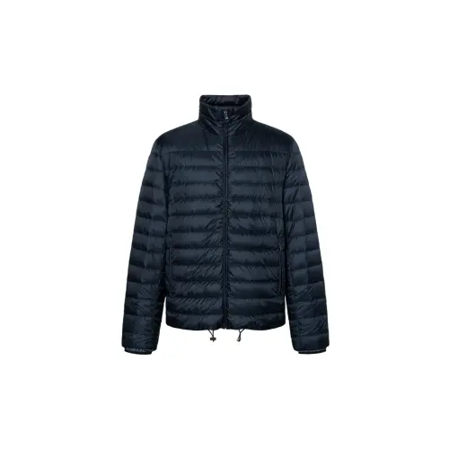 PRADA Down Jackets Men's Navy Stand Collar Moderate Other