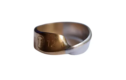 Maison Margiela 925 Sterling Silver Rings Men's Gold