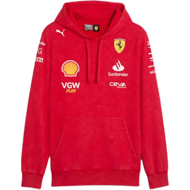 PUMA x Ferrari SCUDERIA FW24 Replica Sweatshirt Men's Red