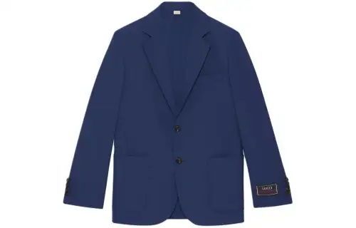 GUCCI SS24 Business Suit Coat Men's Blue