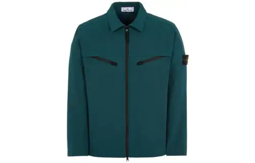 STONE ISLAND LIGHT SOFT SHELL R Jackets & Coats Men's Bottle Green