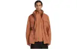 Timberland Windbreaker Jackets Men's Brown Hooded Moderate 3 In 1