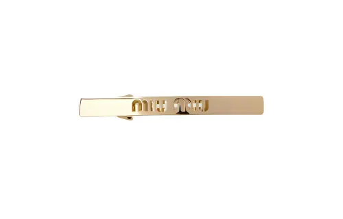 MIU MIU Hair Clips Women's Gold
