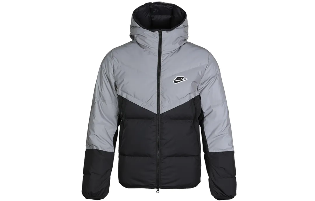 Nike Down Jacket Winter Men's Black Gray