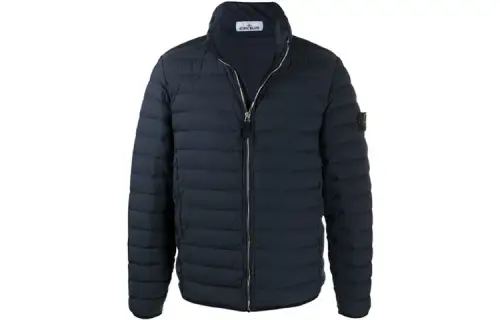 STONE ISLAND Down Jacket Unisex Dark Blue