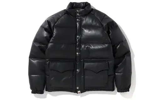 A BATHING APE Down Jacket Unisex Black