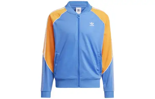 Adidas Originals Jackets Men's Blue Baseball Collar Moderate Other