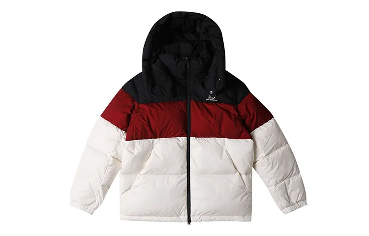New Balance Down Jackets Unisex Black Red White Multicolor Hooded Moderate Other
