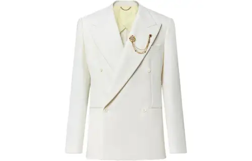 LOUIS VUITTON SS24 Business Suit Coat Men's White