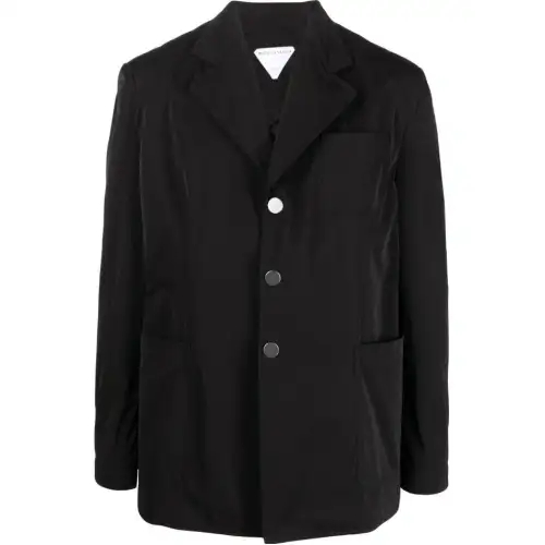 Bottega Veneta Single Breasted Long Sleeved Blazer