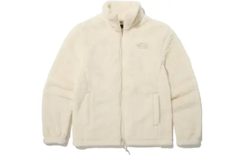 THE NORTH FACE Comfy Flex Zip Up Fleece Jacket Cream Korea Version