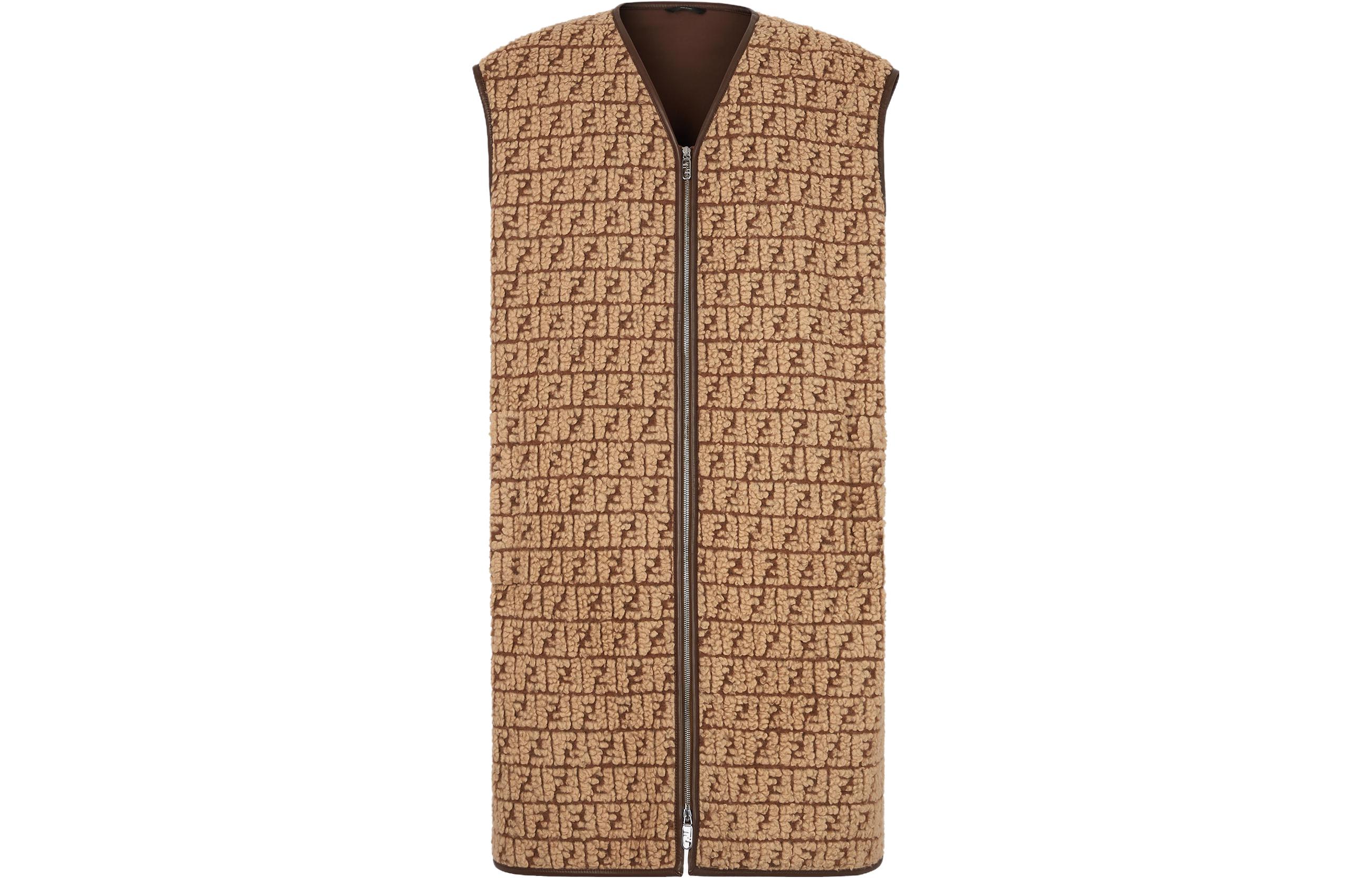 Мужской жилет Fendi FT0059APNHF1EPI (коричневый)