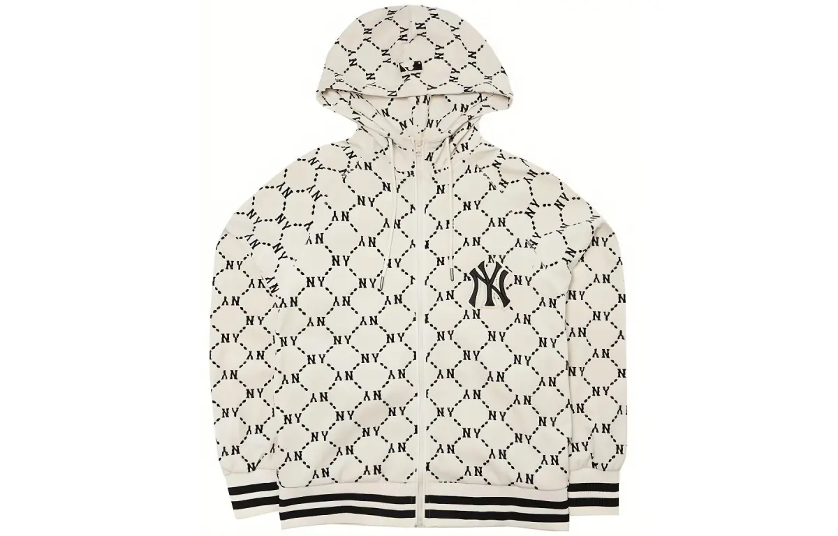 MLB Jackets Unisex Cream Hooded (Non-detachable) Moderate