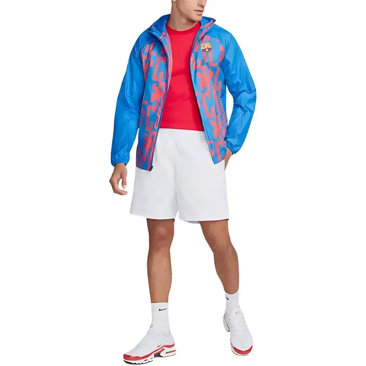 Nike Jackets Men's Blue Hooded Moderate Other