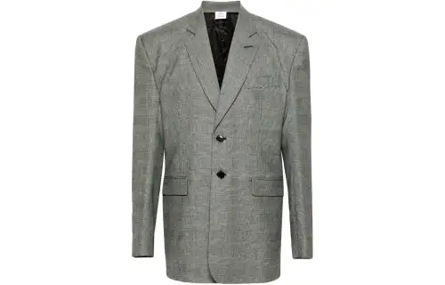 Vetements Prince Of Wales Single-breasted Blazer