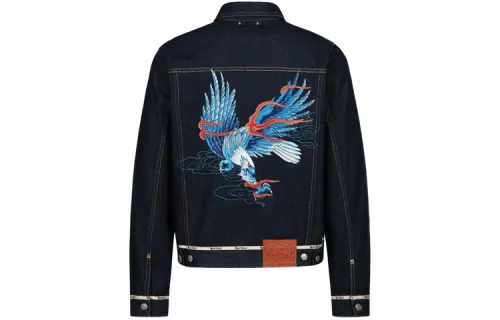 EVISU Denim Jacket Men's Denim Blue