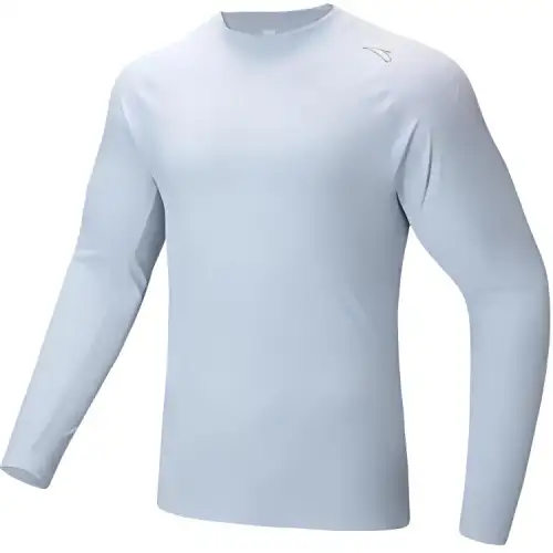 Anta Running Collection Athleisure Minimalist Style Solid Color Crew Neck Fleece Lined Knitwear Men's Clear Frost Gray