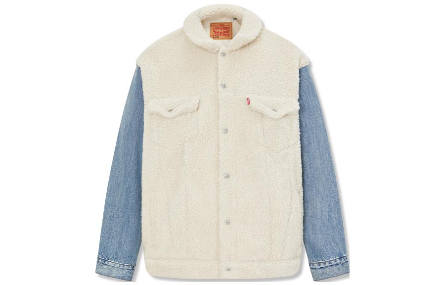 Мужская куртка Levi's (сине-белая)
