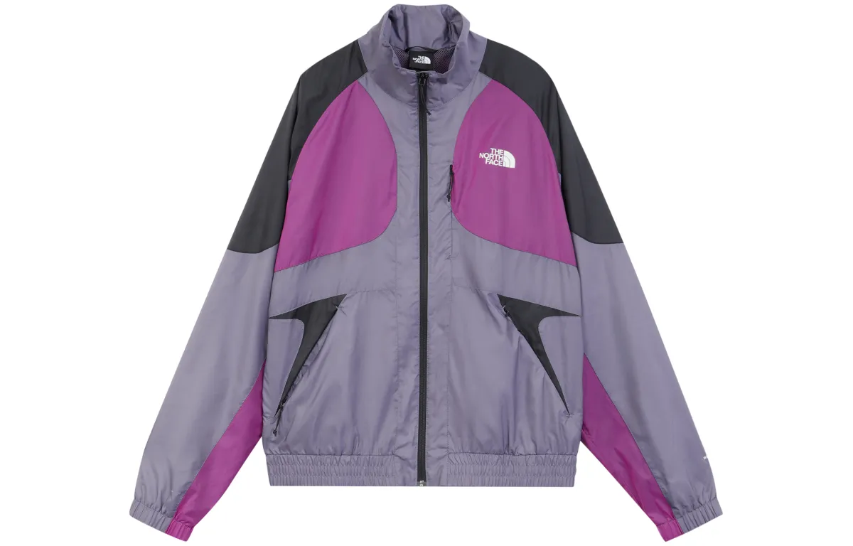 THE NORTH FACE Urban Exploration Jackets Men's Purple Stand Collar Moderate Pilot