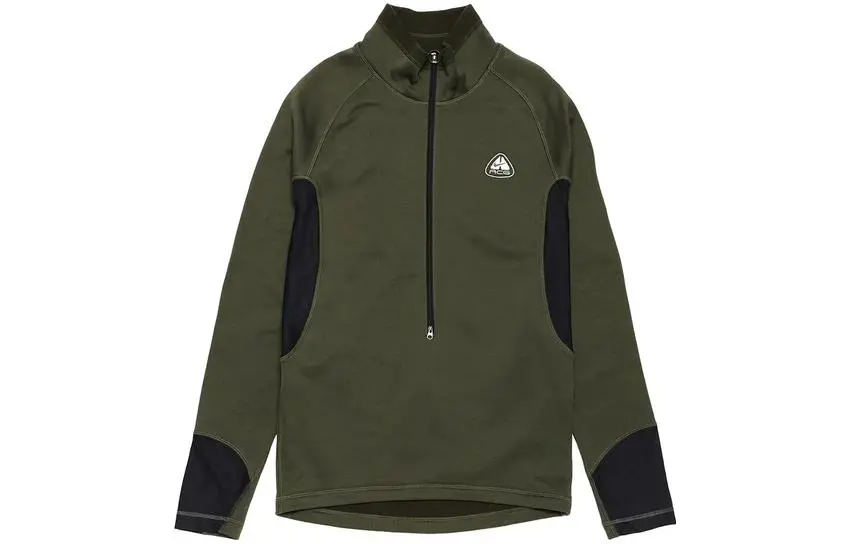 Nike Jackets Men's Green Stand Collar Moderate Other