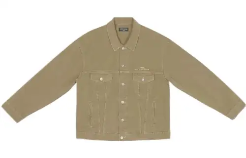 Balenciaga SS22 Denim Jacket Men's Brown