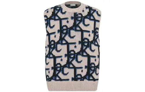 DIOR X Cactus Jack Oversized Sleeveless Sweater