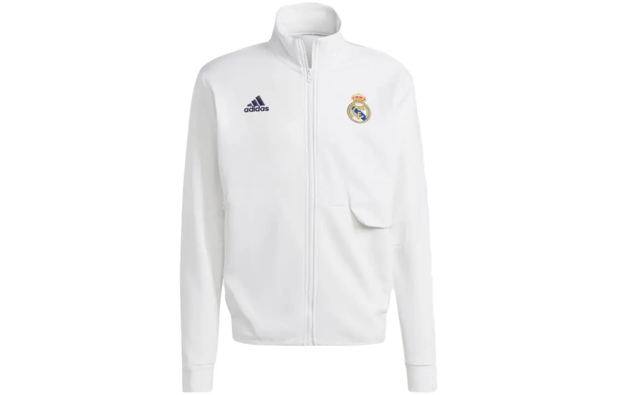 Adidas Coat Real Madrid Men's White
