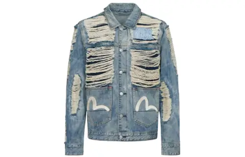 EVISU x Ev Bravado Denim Jacket Men's Blue