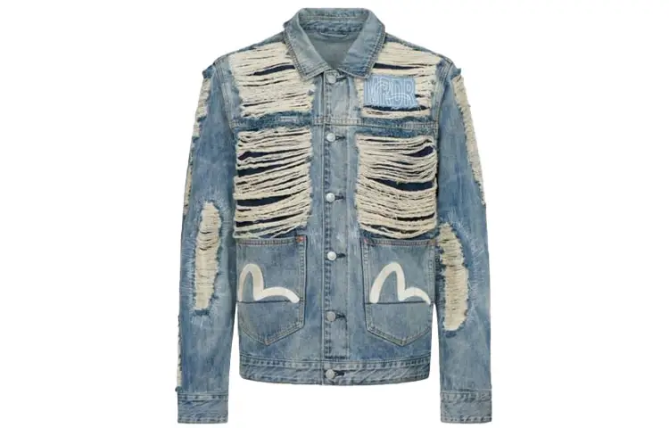 EVISU x Ev Bravado Denim Jacket Men's Blue