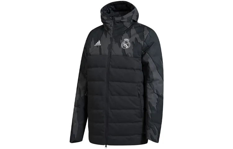 Adidas Real Madrid Thermal Down Jacket Real Madrid Men's Black
